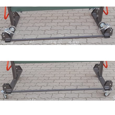 Exzenter-Abkantbank 2100 mit T- Rollen und Profi-Blechschere - Typ 180