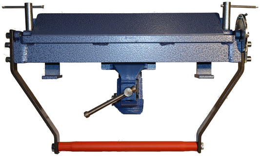 Abkantbank 500 / Gradskala mit Winkelbegrenzer - Typ 129 für Bleche bis 2,5 mm