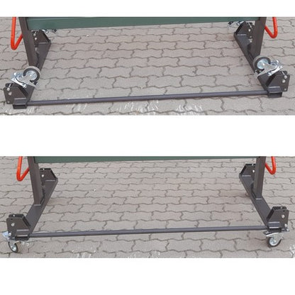 Exzenter-Abkantbank 2100 mit T- Rollen und Profi-Blechschere  - Typ 160